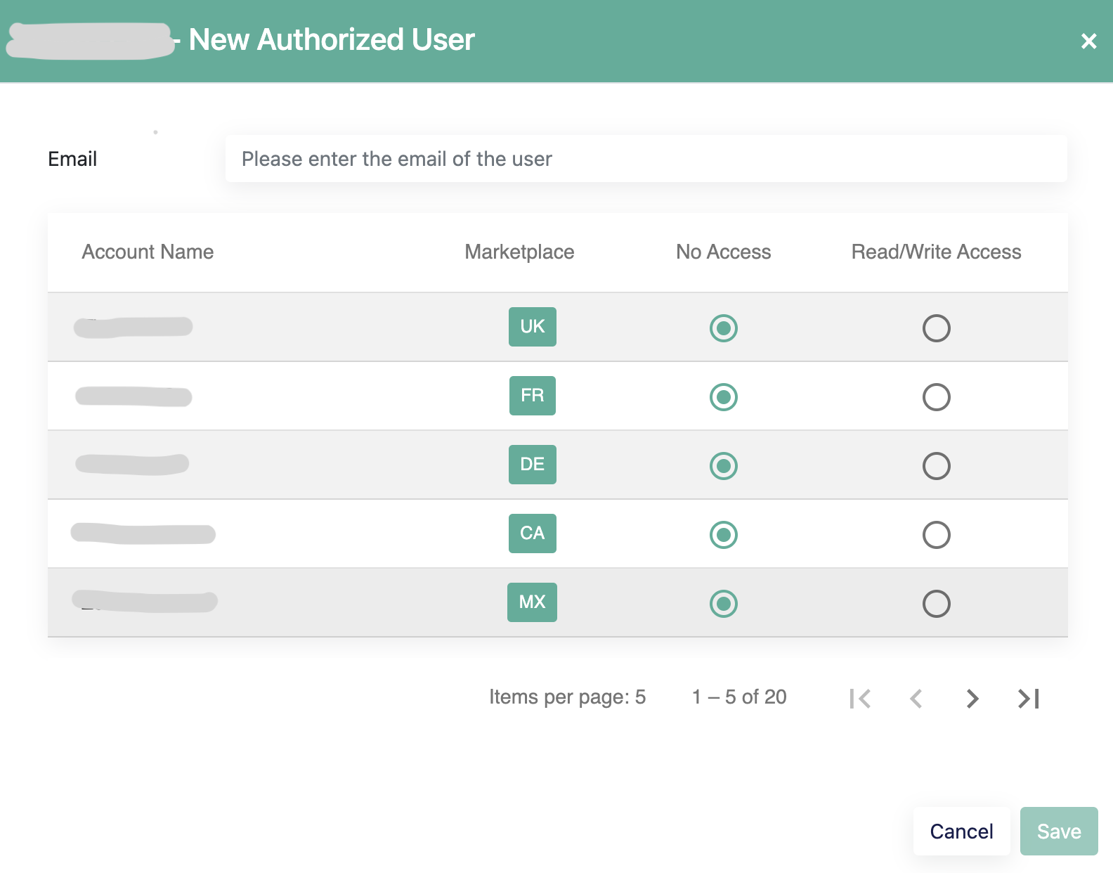 add new authorized user